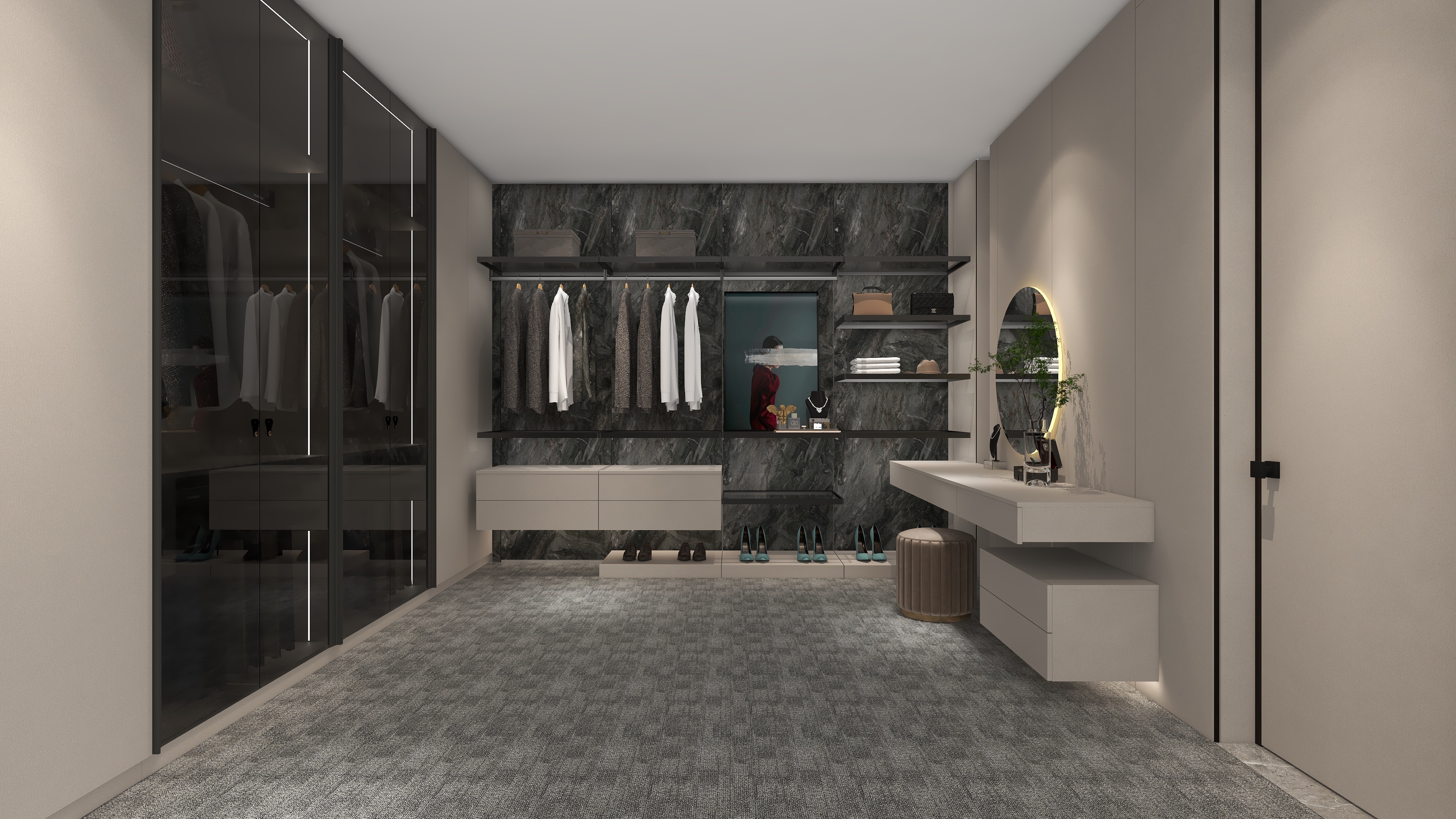 现代风格博洛系列·衣帽间 现代风格博洛系列·衣帽间