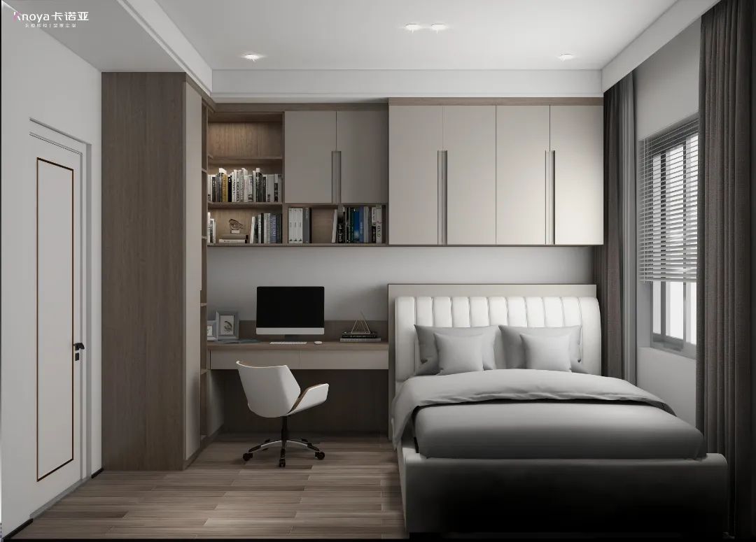 书桌+书柜+衣柜一体 书桌+书柜+衣柜一体