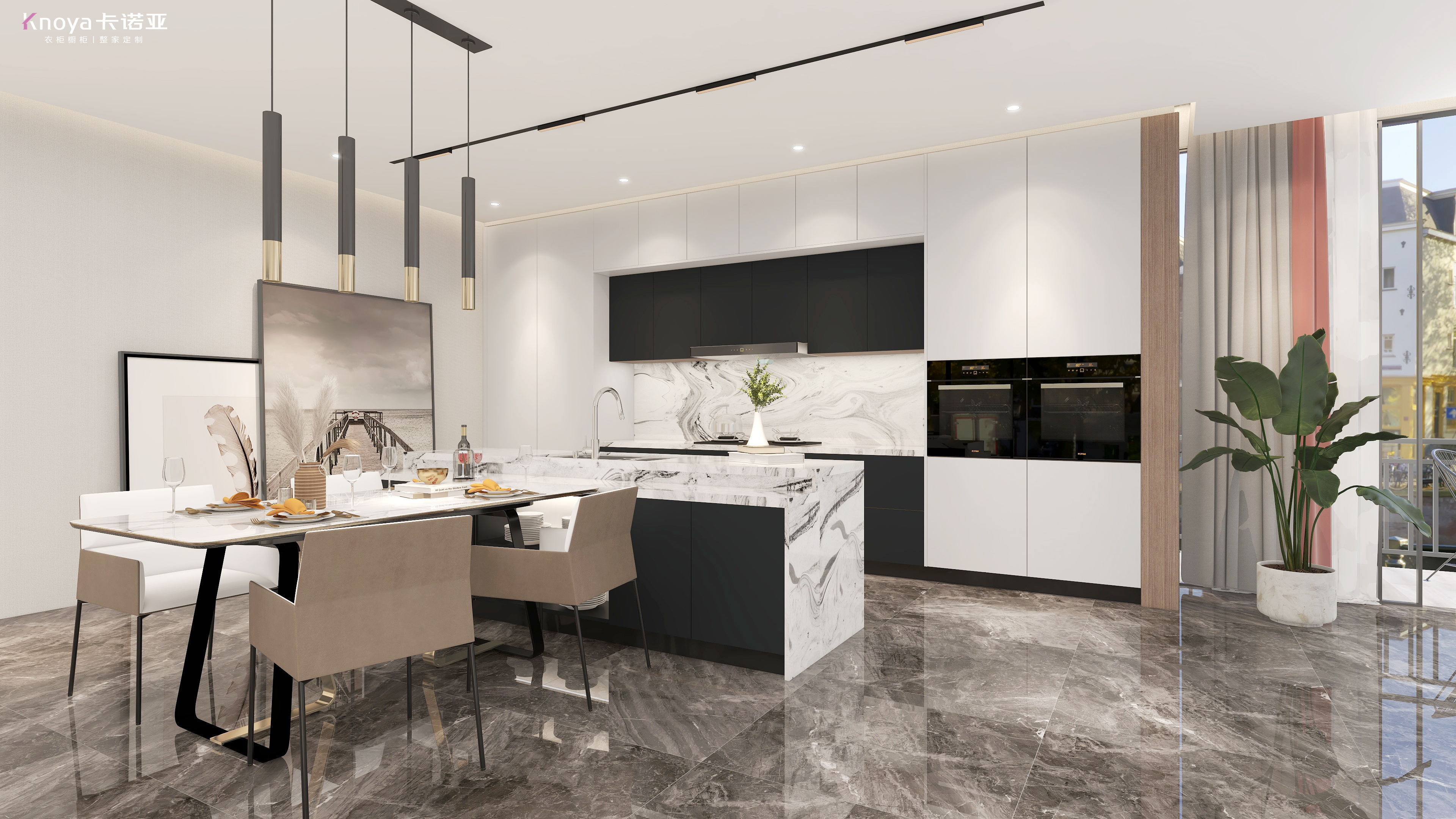 延伸式岛台 延伸式岛台