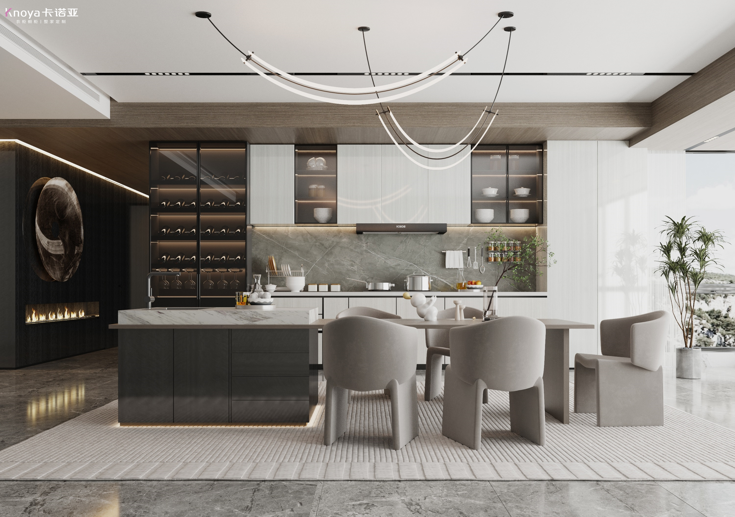 延伸式岛台 延伸式岛台