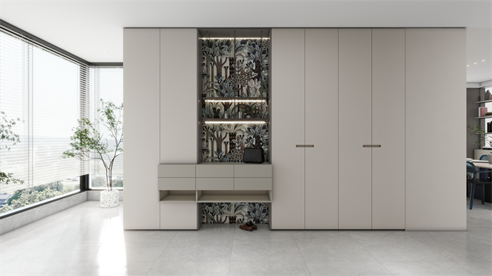 整家定制方案,全屋空间一体化设计、一站式配齐