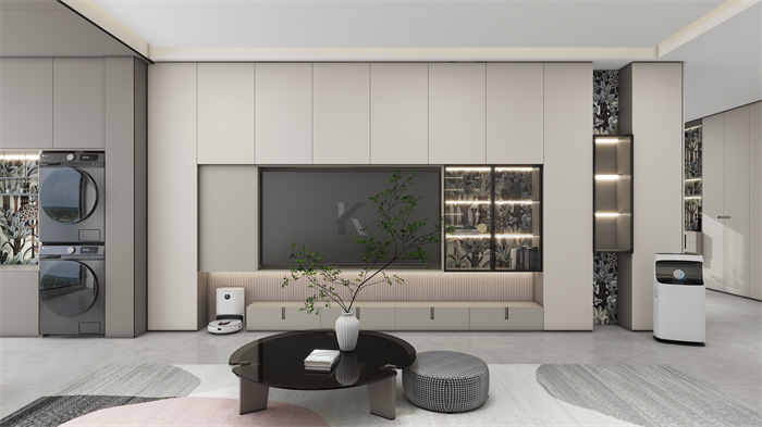 整家定制方案,全屋空间一体化设计、一站式配齐