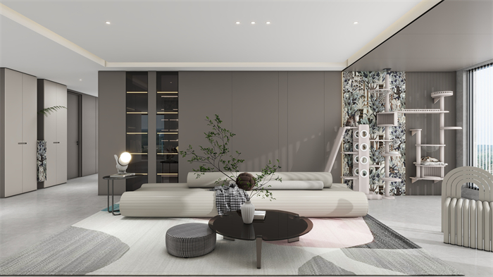 整家定制方案,全屋空间一体化设计、一站式配齐