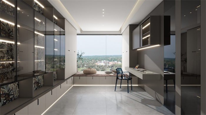 整家定制方案,全屋空间一体化设计、一站式配齐