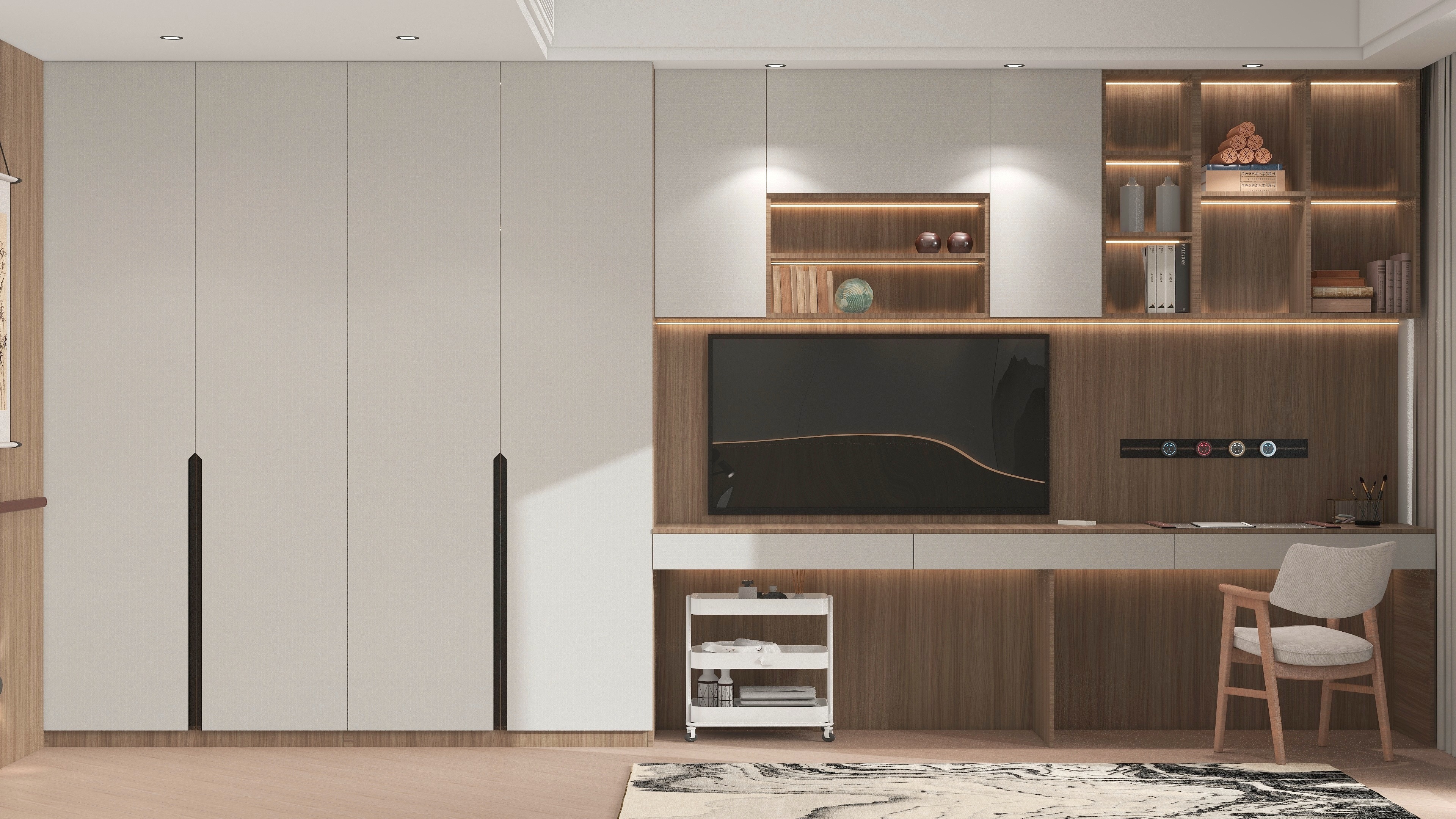 卧室系统|父母房这样设计,享受生活、孝敬父母两不误